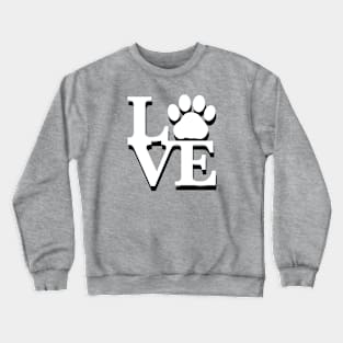 Love for cats (shadow) Crewneck Sweatshirt